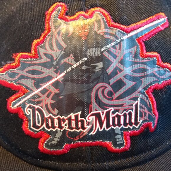 Star Wars Boys Black & Red Darth Maul Baseball Cap Ball Hat - Picture 2 of 7